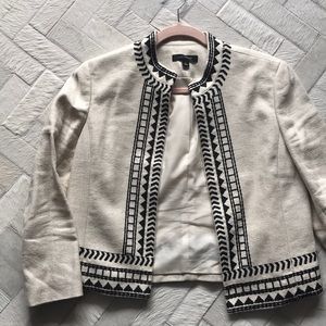 ANN TAYLOR embroidered jacket/blazer